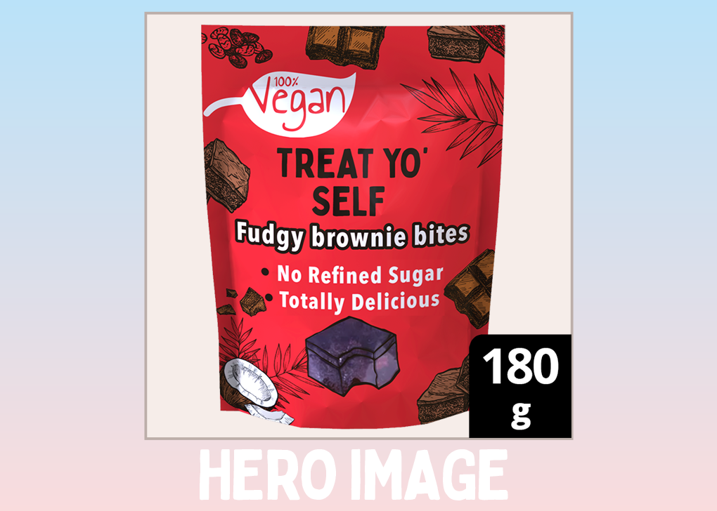 Treat Yo' Self Foods Fudgy Brownie Bites Mobile Ready Hero Image