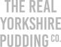 Packaging design - Grayscale The Real Yorkshire Pudding Company scroll logo