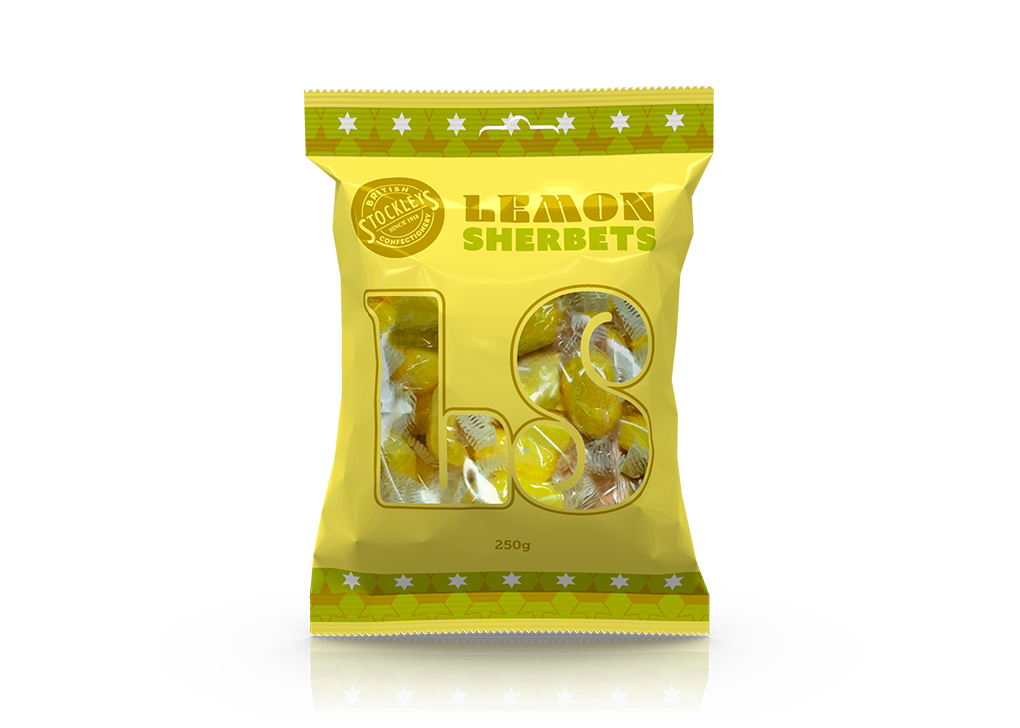 Stockley's Lemon Sherbets designed by Proper Creative Ltd